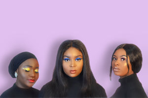 Models L to R products used: HELLO YELLOW Hi-Def Pigment, COPPER Hi-Def Pigment & FIERY Lip Gloss. PACIFIC Hi-Def Pigment, GLOWWW Hi-Def Pigment & NESSA Lip Gloss. FAIRY DUST Hi-Def Pigment, GLOWWW Hi-Def Pigment & BUBBLE GUM Lip Gloss.